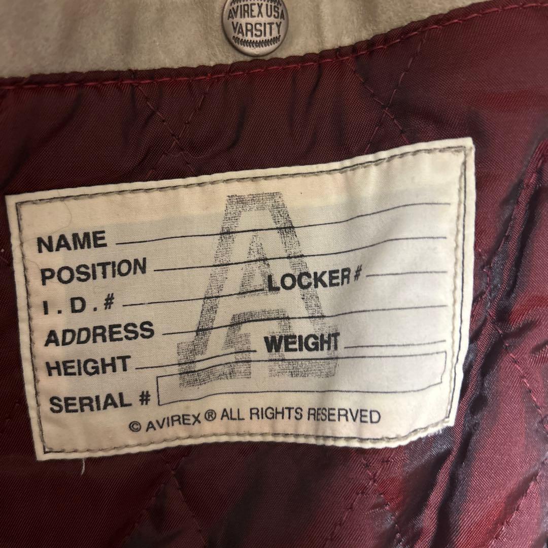 AVIREX 90s AII Star Goalers ACHLレザージャケット