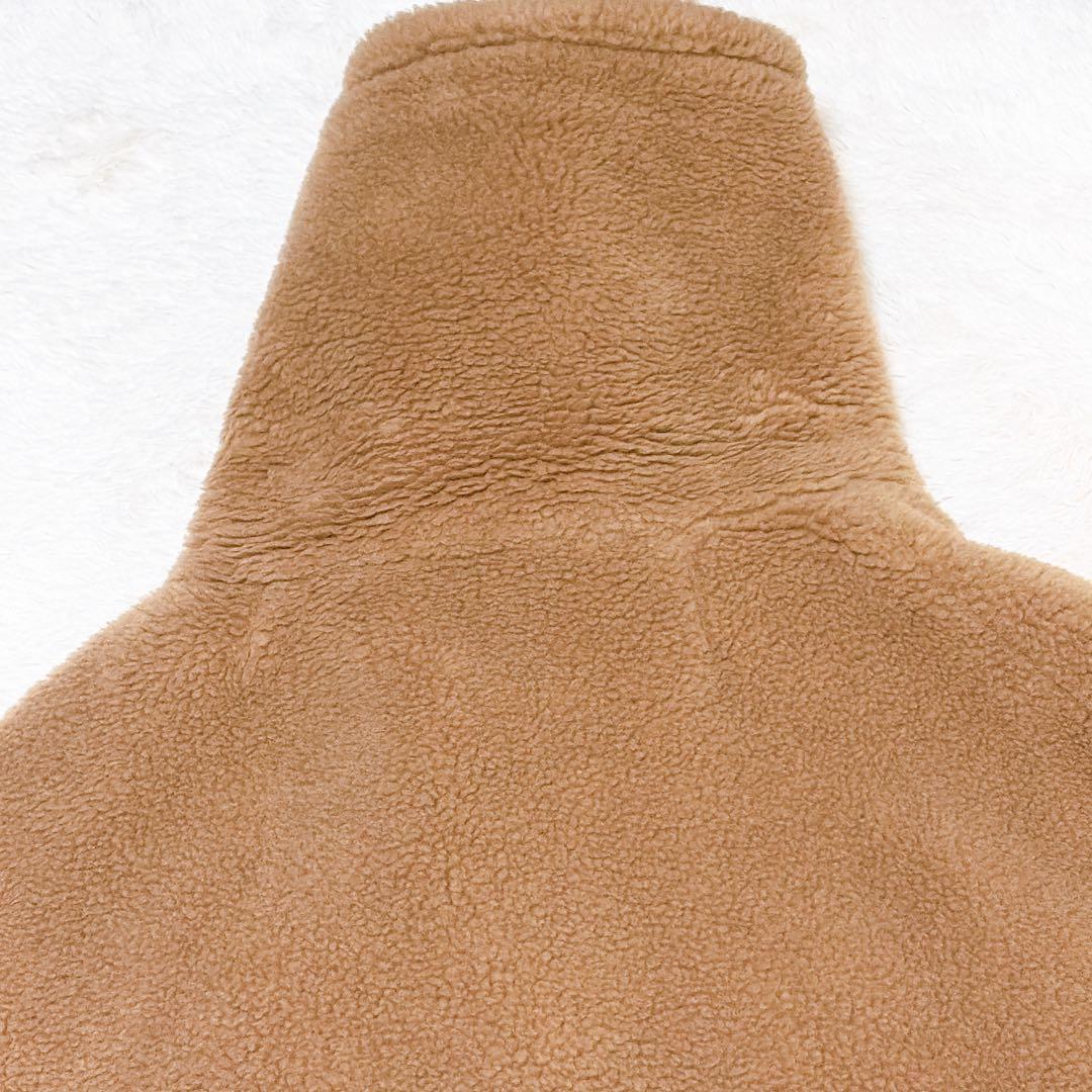 極美品✨ MaxMara マックスマーラ テディベア ポンチョ ケープ キャメル