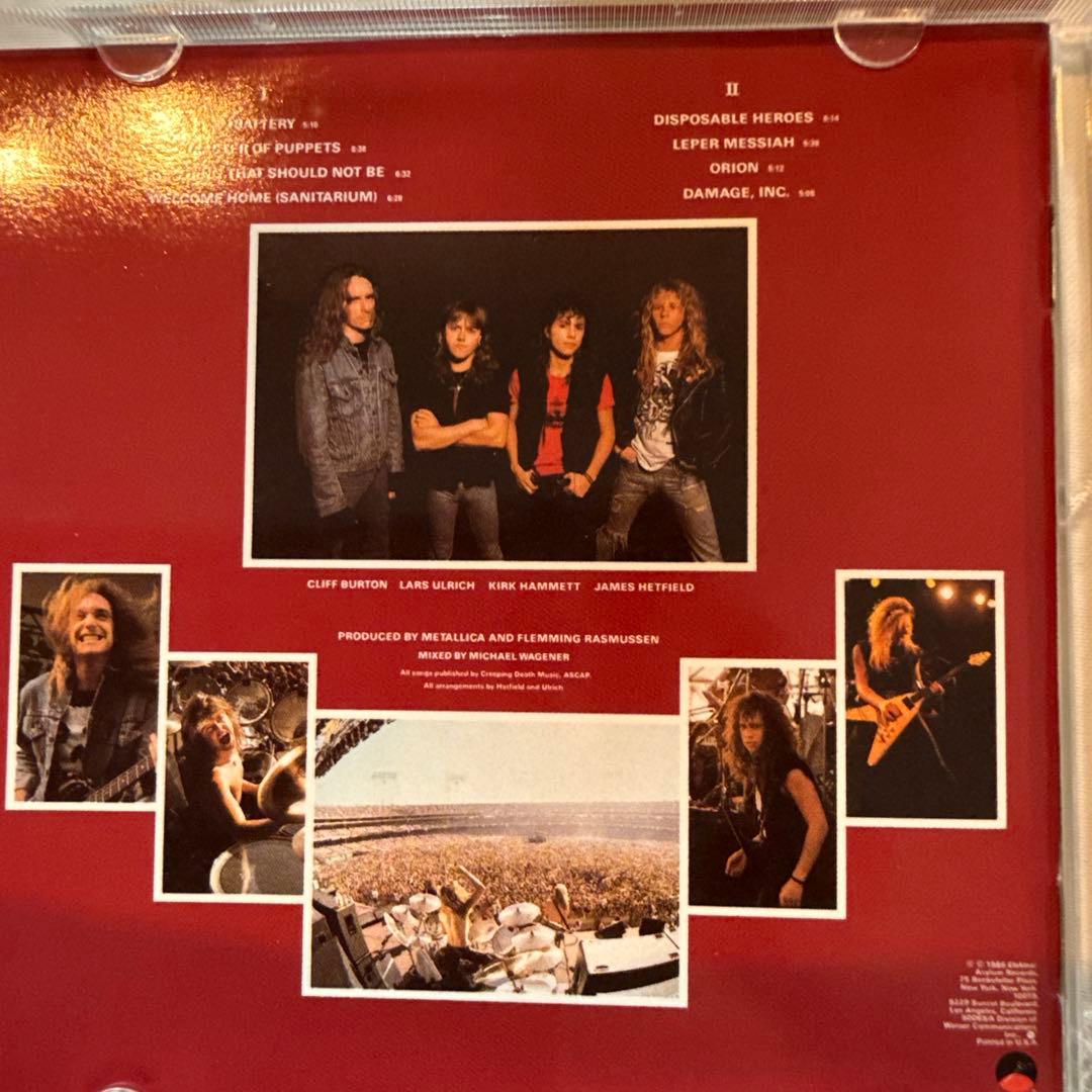 洋楽 llica Master of Puppets 24K Gold CD