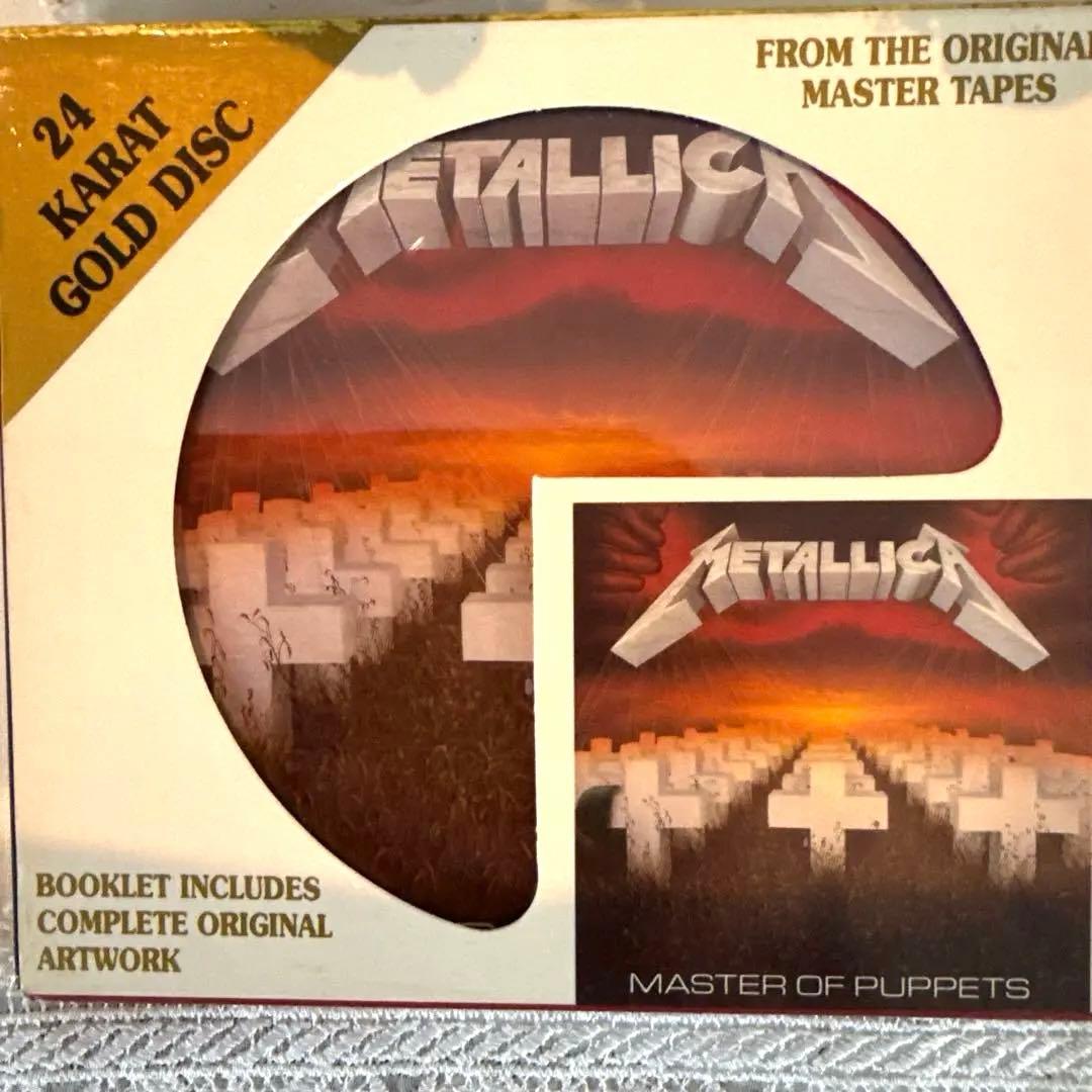 洋楽 llica Master of Puppets 24K Gold CD
