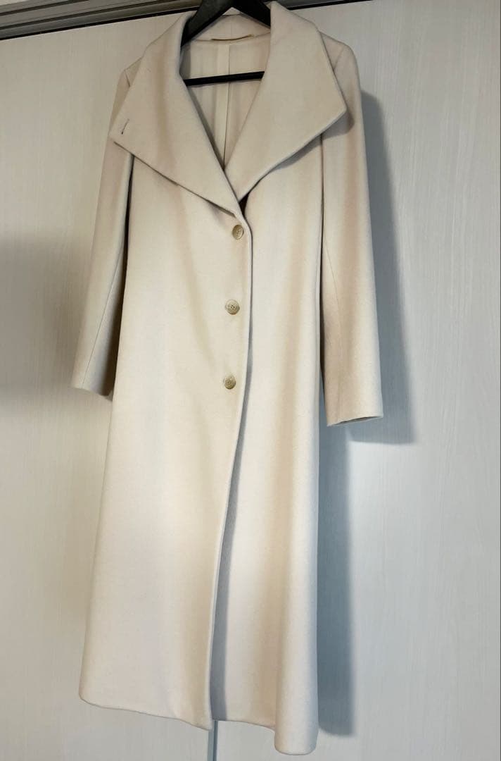 【未使用】　ROPÉ ロングコート　M ホワイト