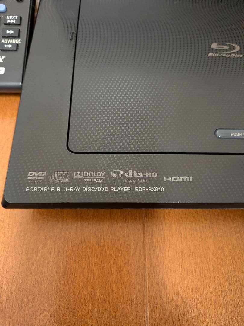 SONY BDポータブル ブルーレイプレーヤーBDP-SX910(収納バッグ付)