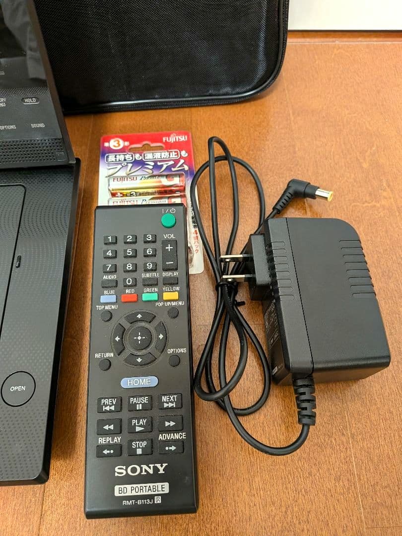 SONY BDポータブル ブルーレイプレーヤーBDP-SX910(収納バッグ付)