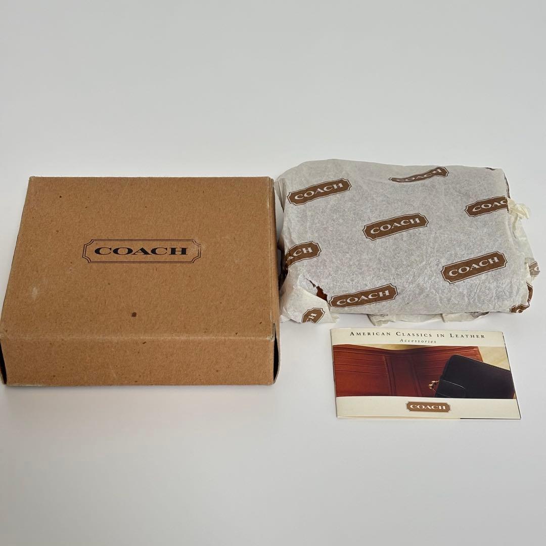 【未使用】COACH オールドコーチ ケース　コンパクトウォレット　財布