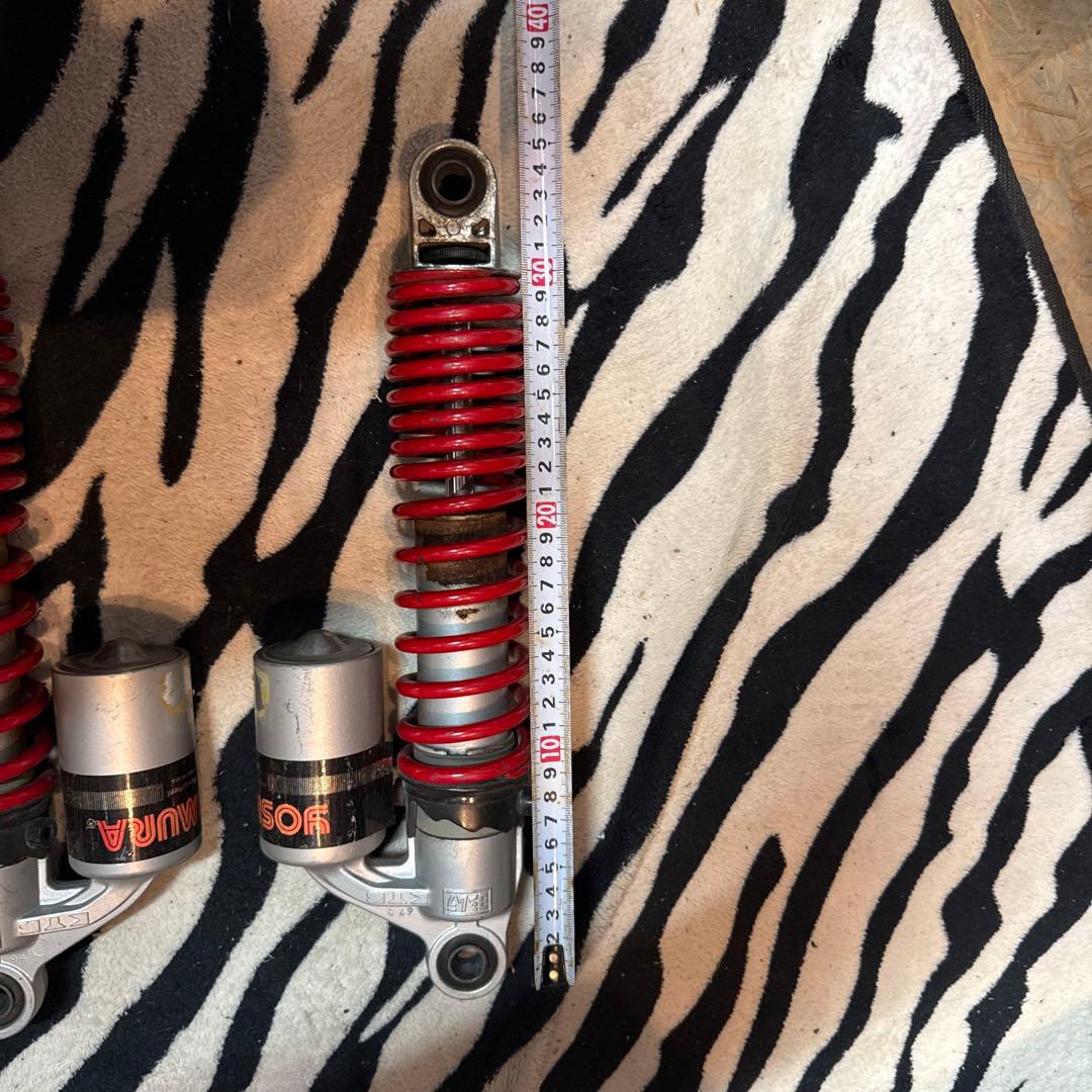 YOSHIMURA サスペンションショック シルバー/レッド