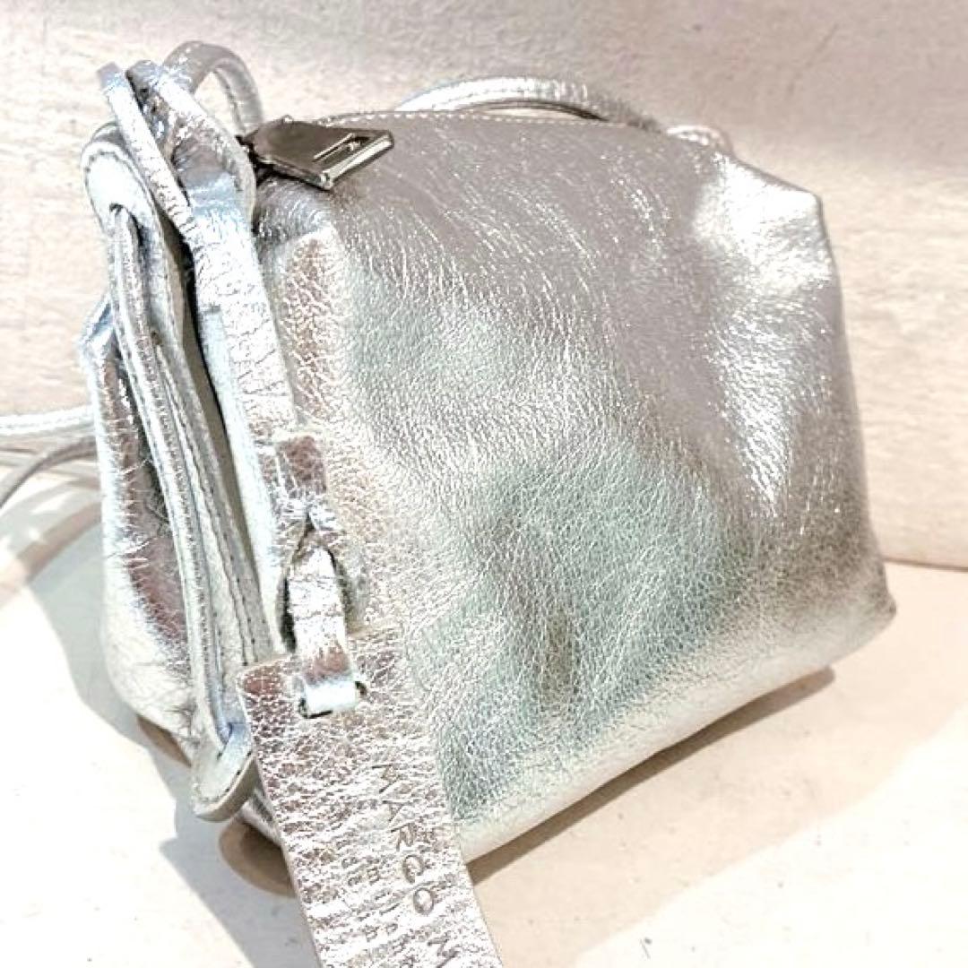 【極美品】MARCO MASI ショルダーバッグ　シルバー
