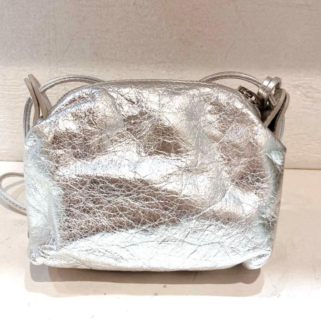 【極美品】MARCO MASI ショルダーバッグ　シルバー