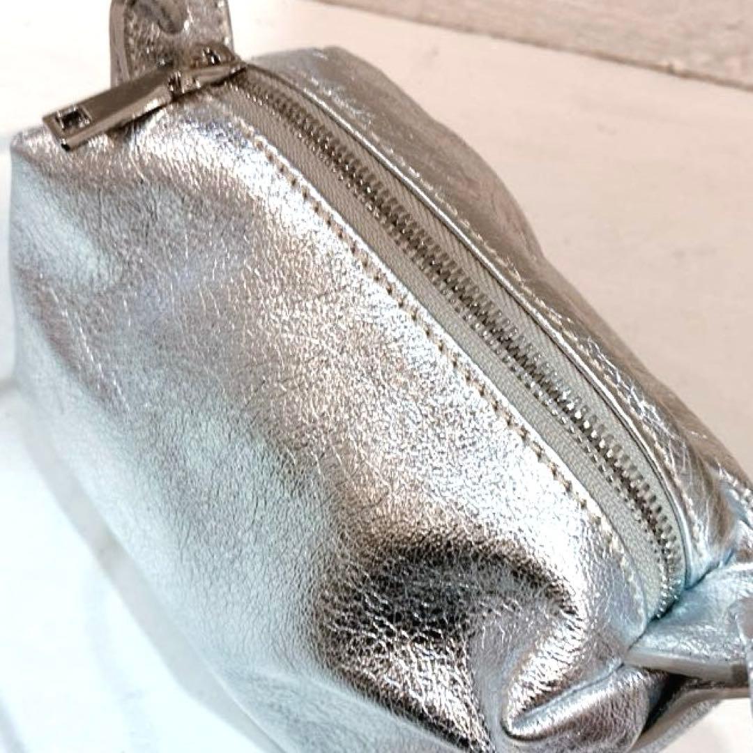 【極美品】MARCO MASI ショルダーバッグ　シルバー