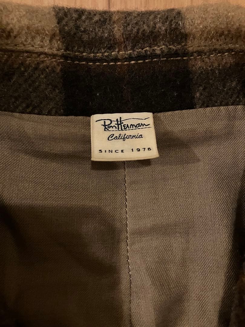 【ターキー】　ロンハーマン RHC メルトン CPO チェックジャケット