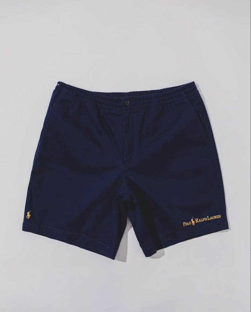 大幅値下【新品】BEAMS別注 ラルフローレン Gold Logo Shorts