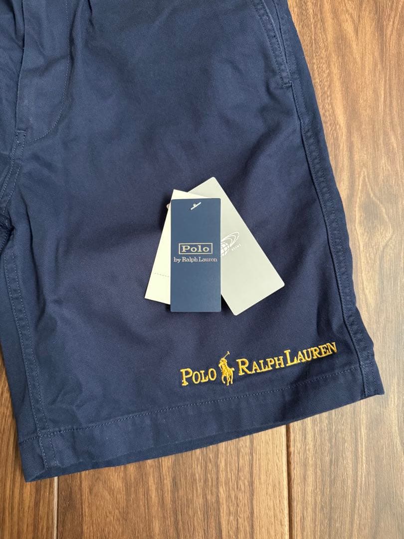 大幅値下【新品】BEAMS別注 ラルフローレン Gold Logo Shorts