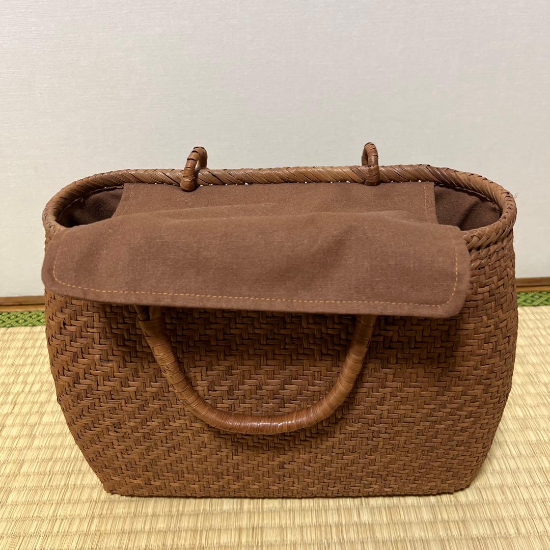 ★極美品★　山葡萄　かごバッグ網代編