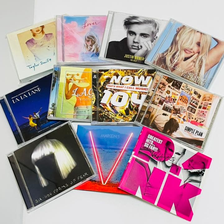 洋楽　CDセット ジャスティン・ビーバー　テイラースイフト　マルーン5 SIA