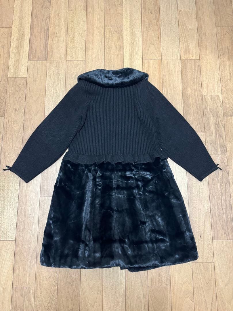 最終値下げ！Super Beauty フアーコート カーディガン 4way 42