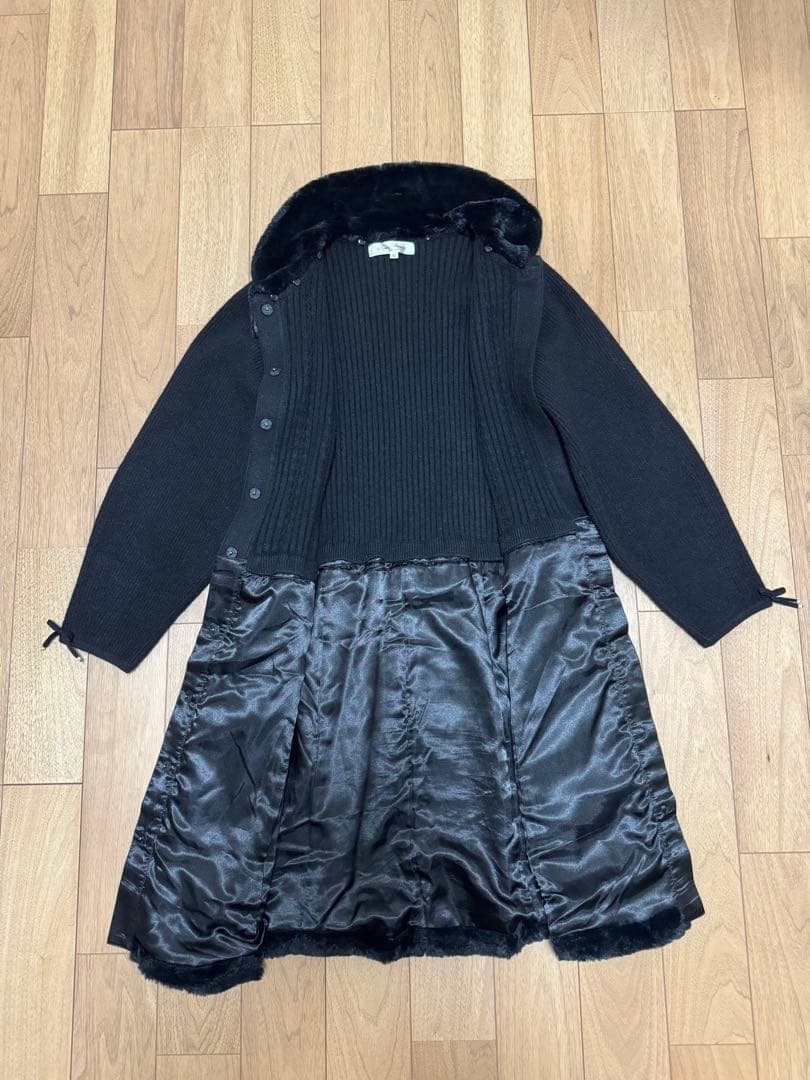 最終値下げ！Super Beauty フアーコート カーディガン 4way 42