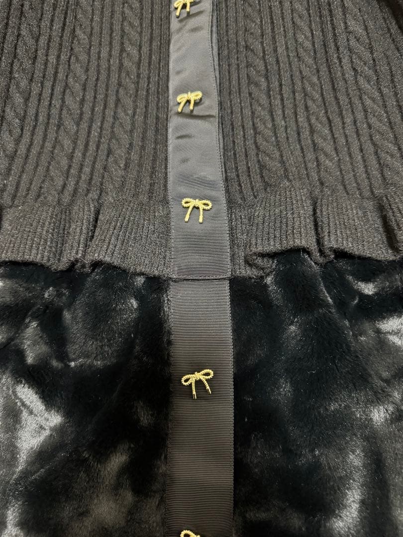 最終値下げ！Super Beauty フアーコート カーディガン 4way 42