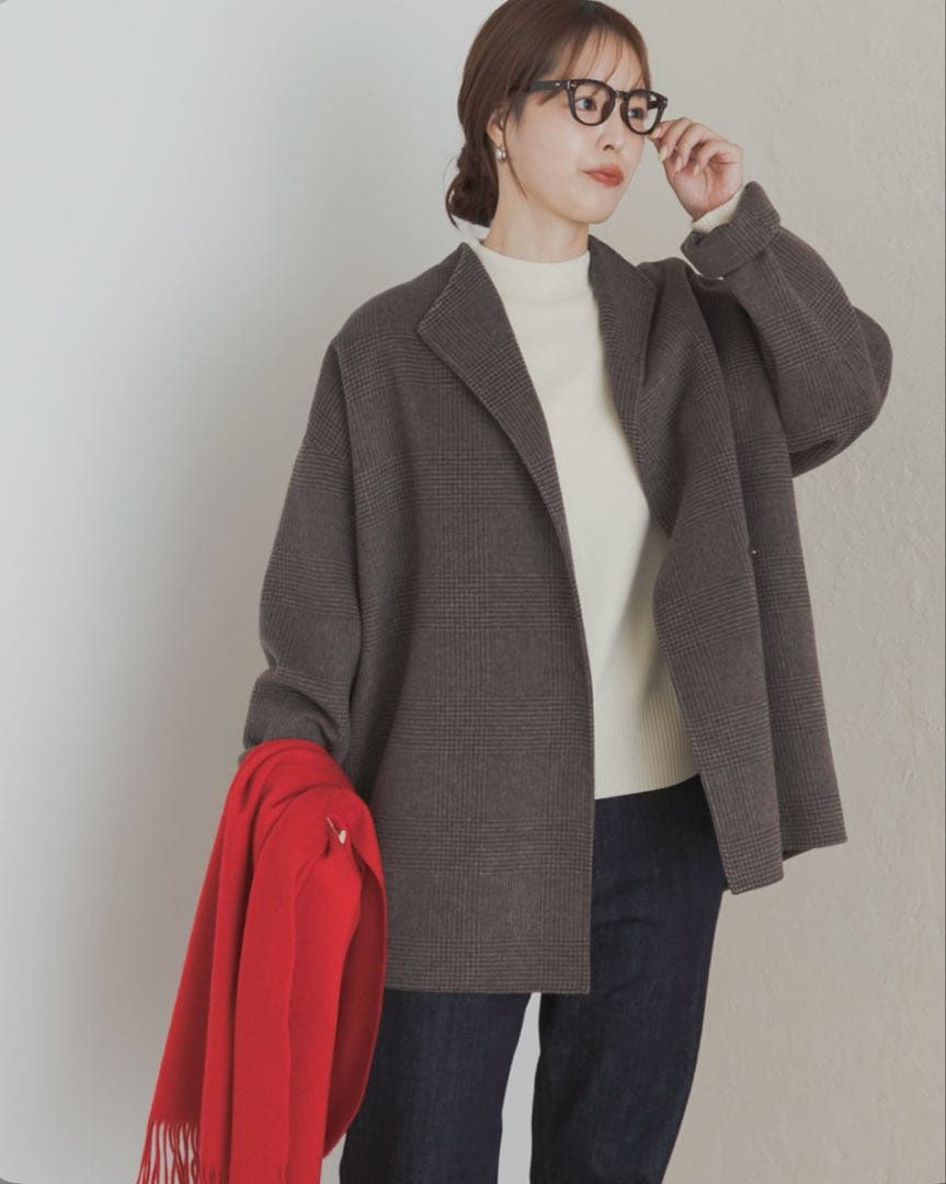 DOORS ウールリバーミドルガウンコート