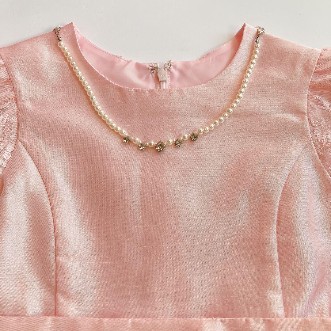 130size プリンセス風 ピンク セレモニー 入学 卒園 フォーマル 女の子