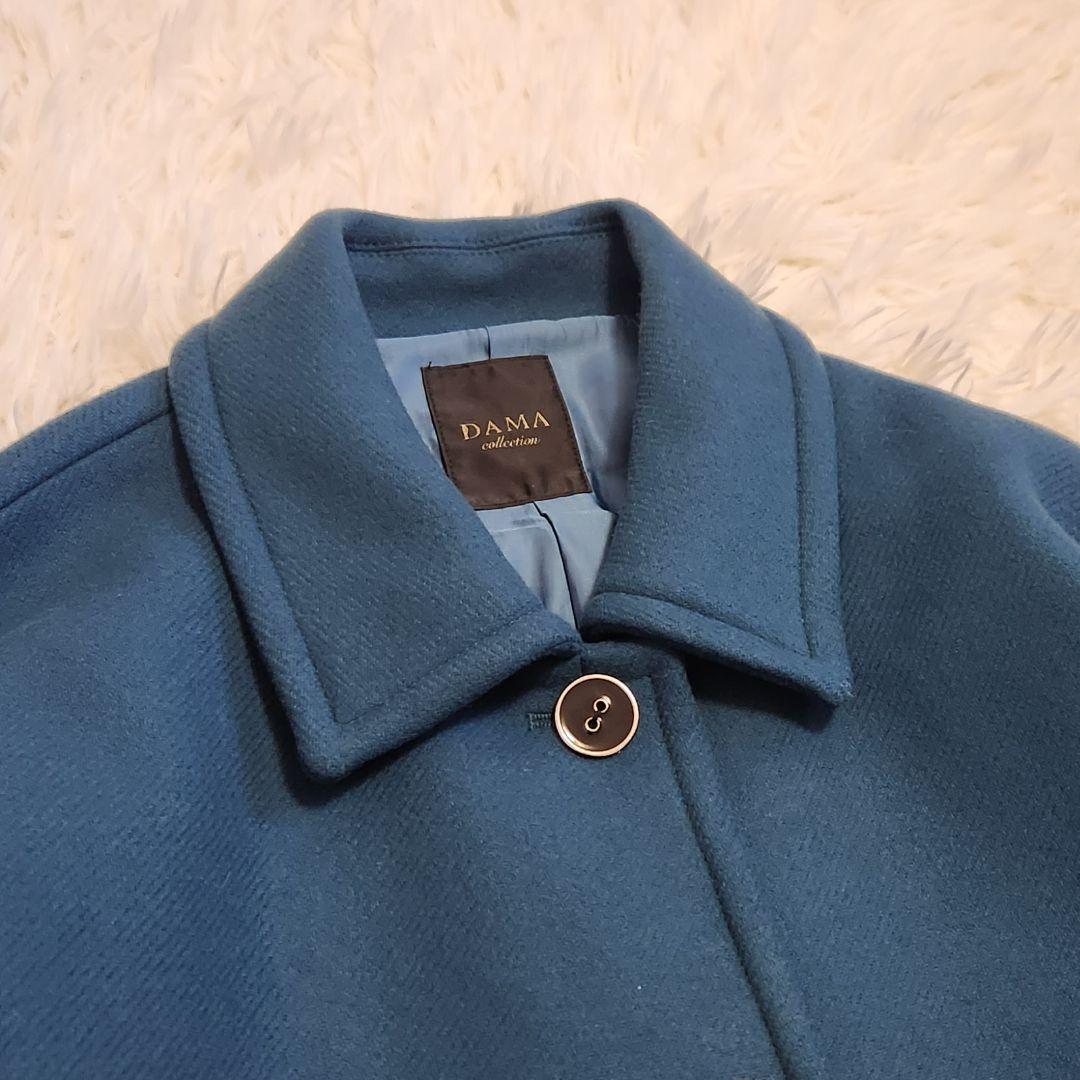 【美品】ダーマコレクション 袖ベルト 上質 ウールコート Lサイズ