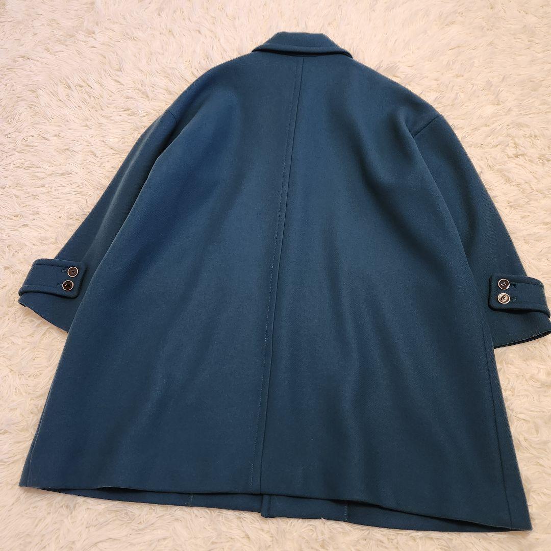 【美品】ダーマコレクション 袖ベルト 上質 ウールコート Lサイズ