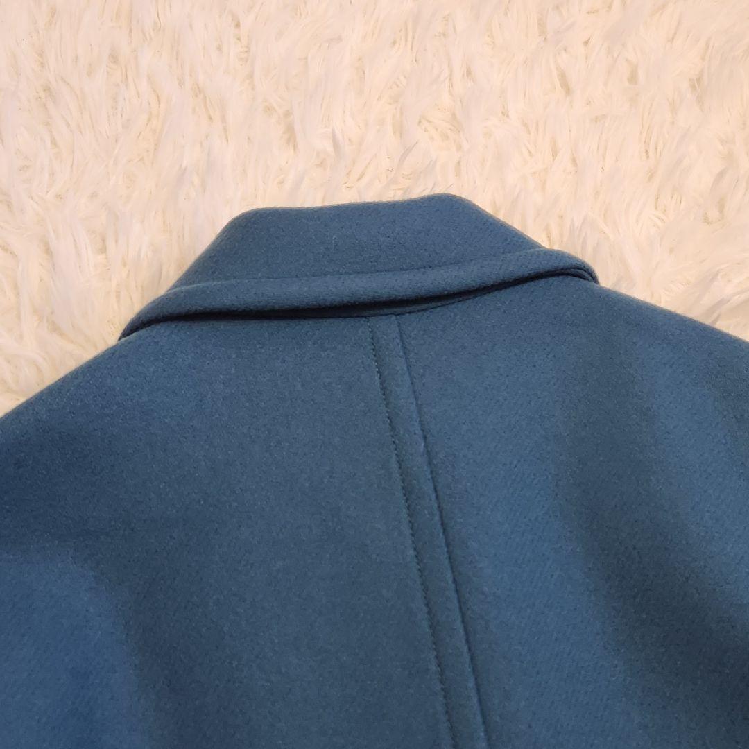 【美品】ダーマコレクション 袖ベルト 上質 ウールコート Lサイズ