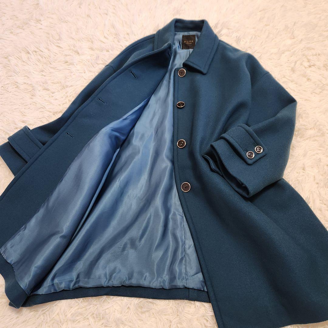 【美品】ダーマコレクション 袖ベルト 上質 ウールコート Lサイズ