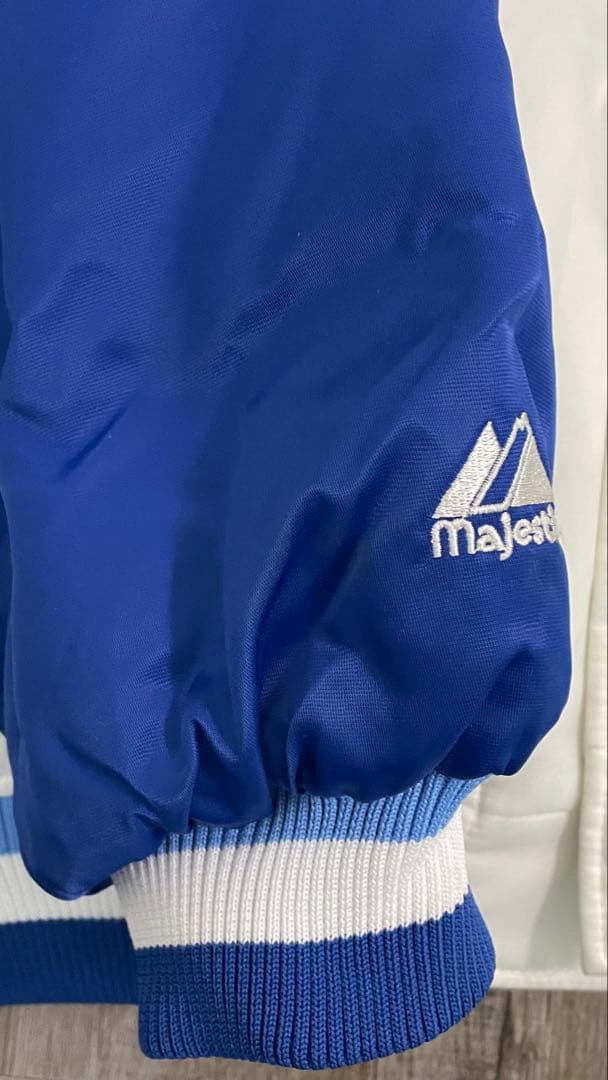 LAKERS スタジャン majesty ホワイト/ブルー