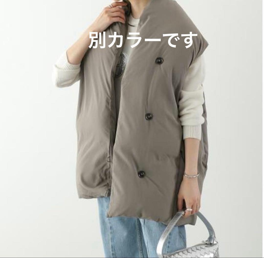 CYAN Tokyoストールライクダウンベスト　ブラック　chignon 黒