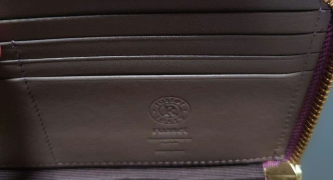 [値下げ]russet ロングウォレット　Gray/Pink