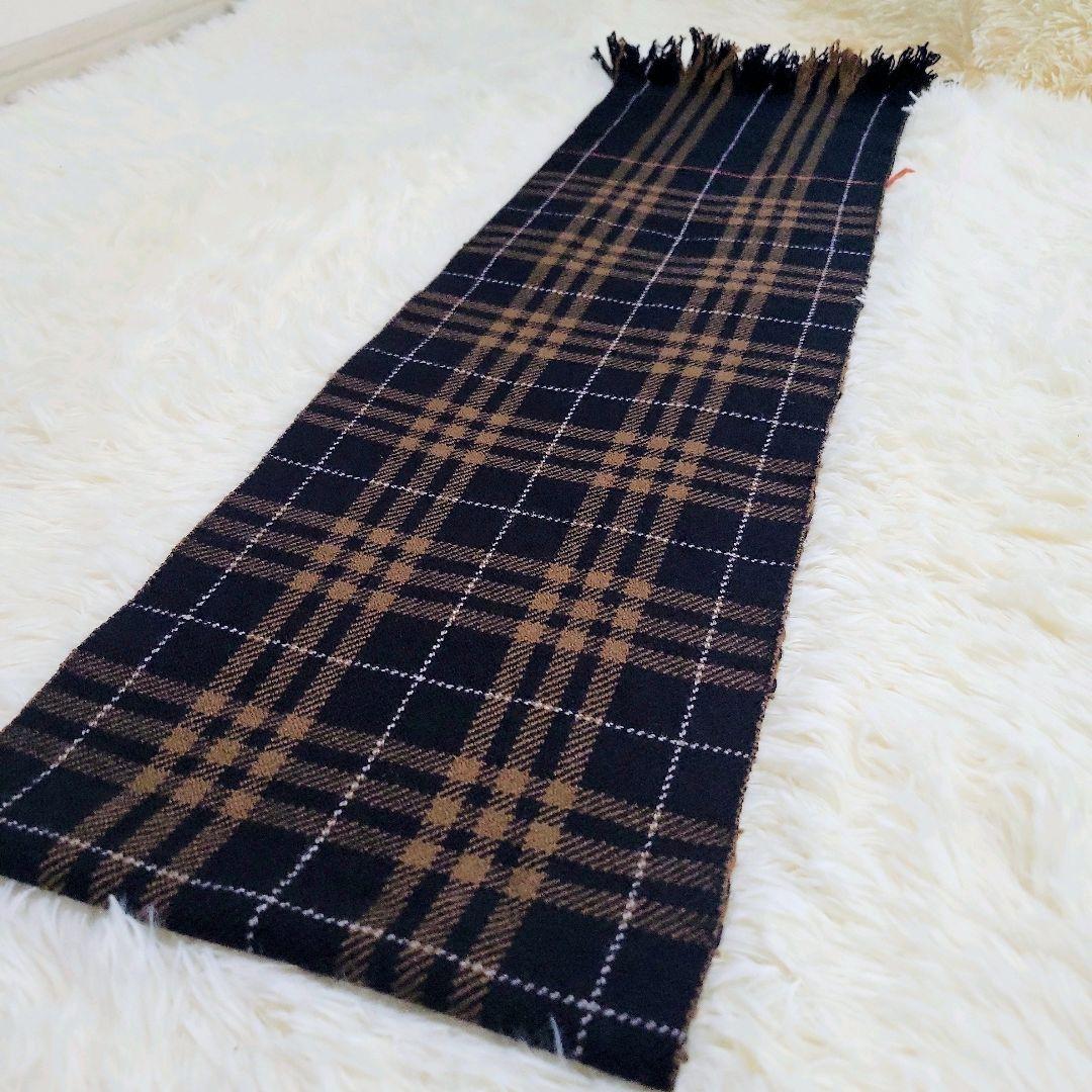 新品・未使用✨ マーガレットハウエル マフラー 英国製 ウール100% チェック