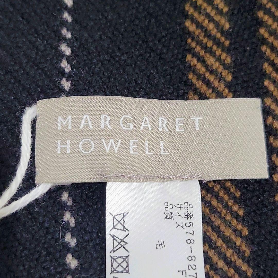 新品・未使用✨ マーガレットハウエル マフラー 英国製 ウール100% チェック