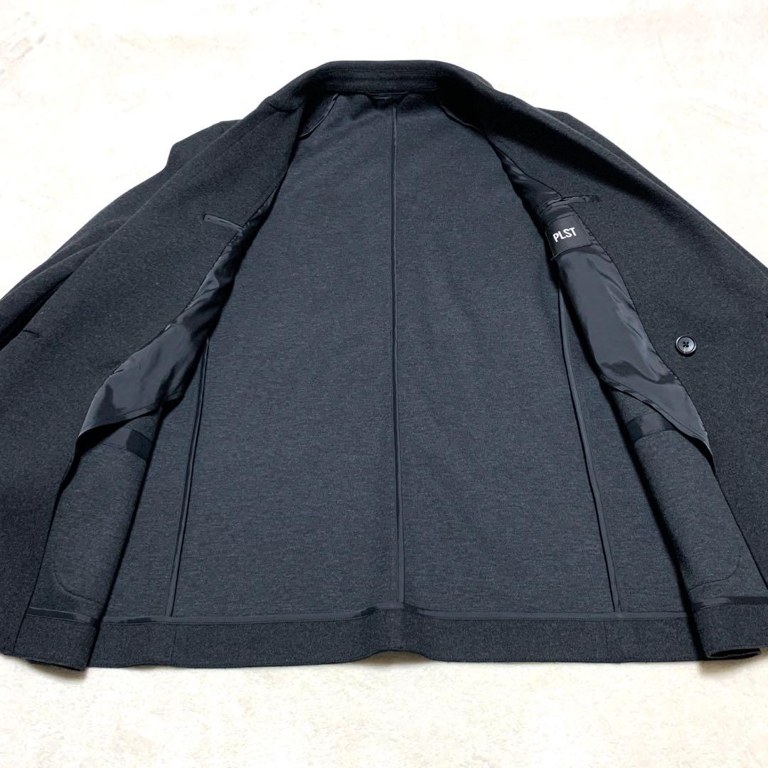 【PLST】プラステ　プレシャスニット　メルトンダブルブレストジャケット　S