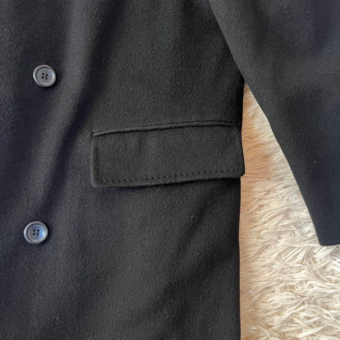 【美品】ベルタボーノ　カシミヤ100% ダブルチェスターロングコート　サイズLL