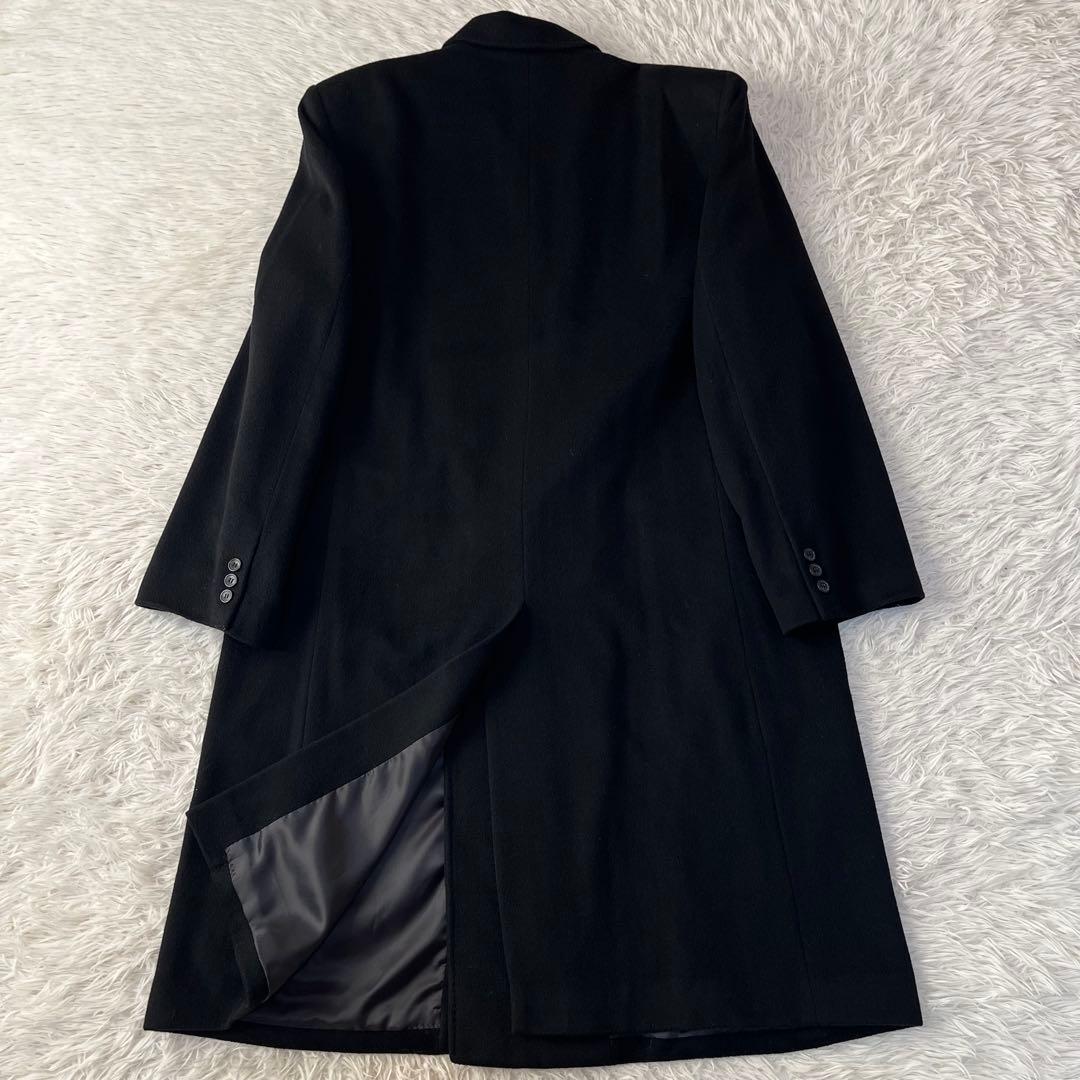 【美品】ベルタボーノ　カシミヤ100% ダブルチェスターロングコート　サイズLL