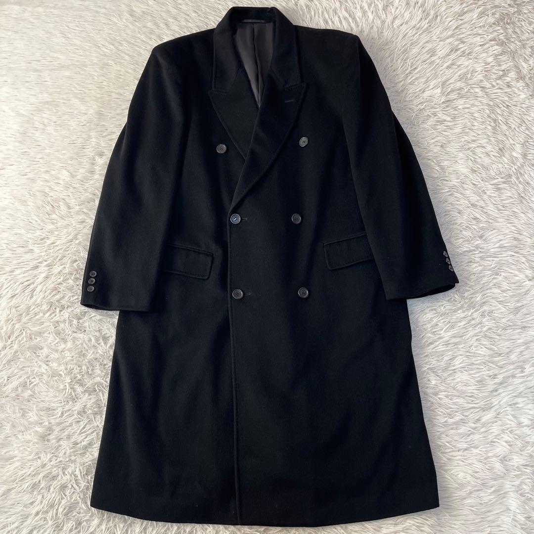【美品】ベルタボーノ　カシミヤ100% ダブルチェスターロングコート　サイズLL