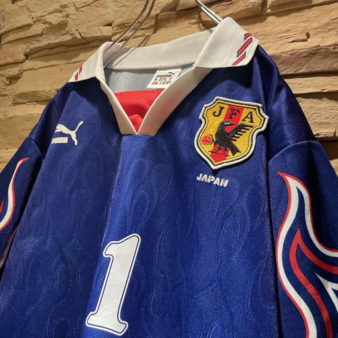 【正規品】PUMA×日本代表/炎/#11三浦知良/キングカズ/ユニフォーム/L