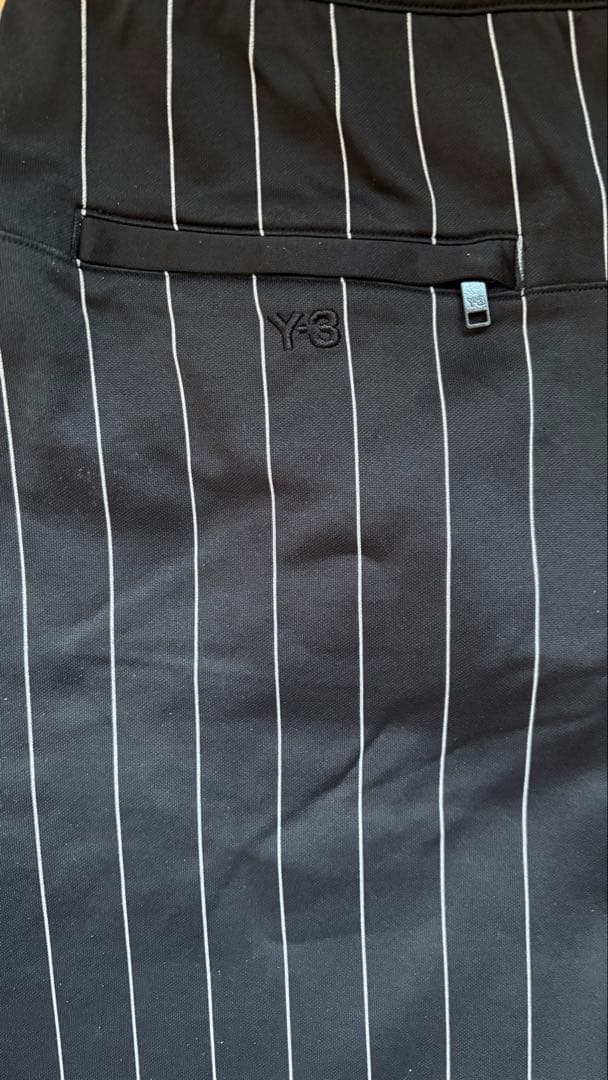 値段交渉OK Y-3 black stripes slacks