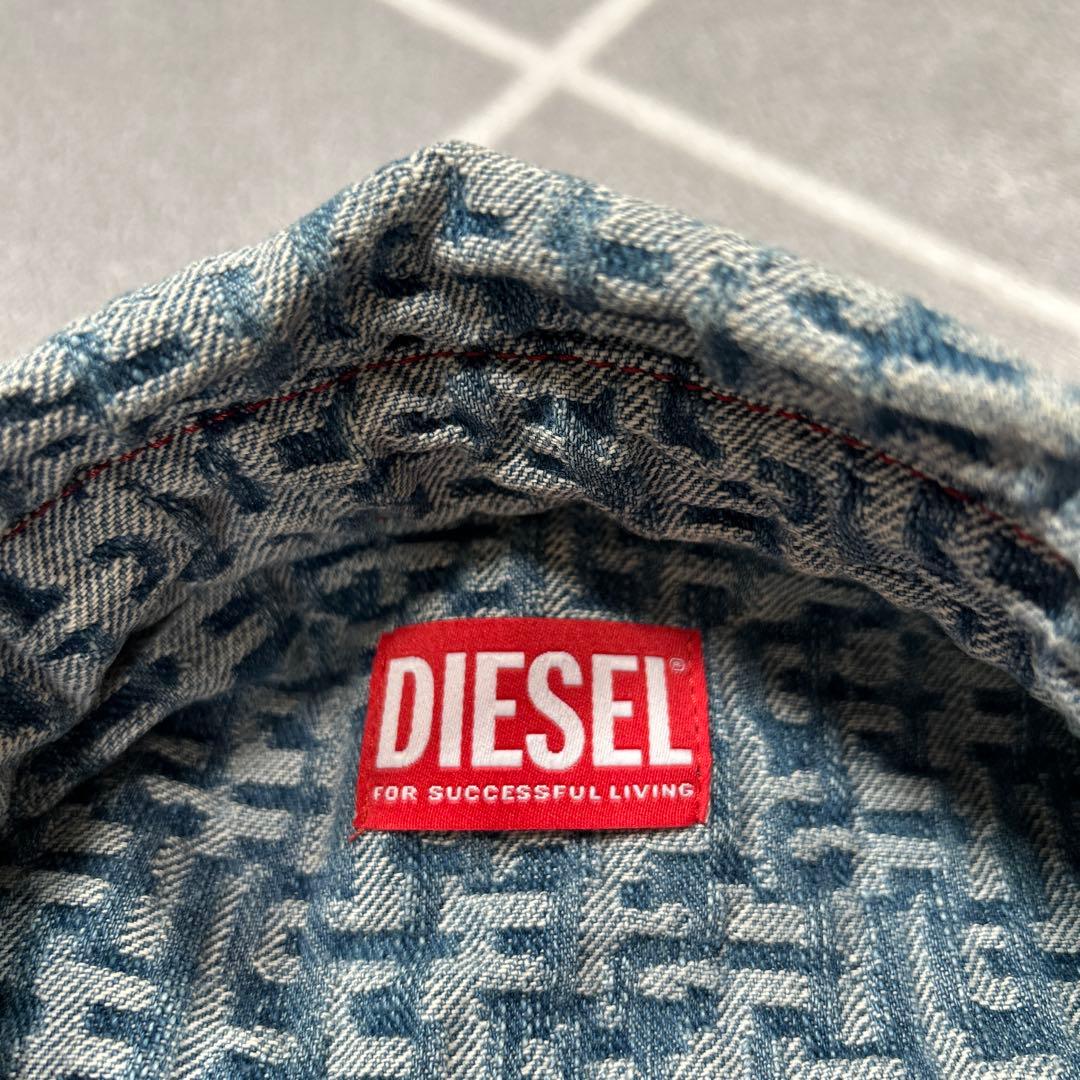 【☆極美品XXL☆】DIESEL Gジャン デニムジャケット XXL相当 総柄