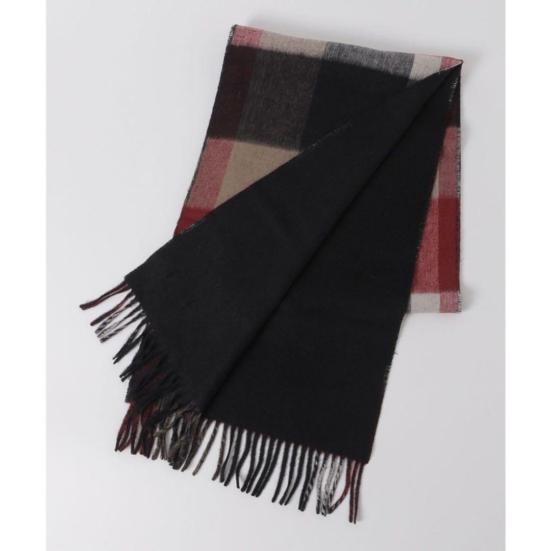 ブラックレーベルクレストブリッジ　カシミヤ100% マフラー　新品タグ付未使用品