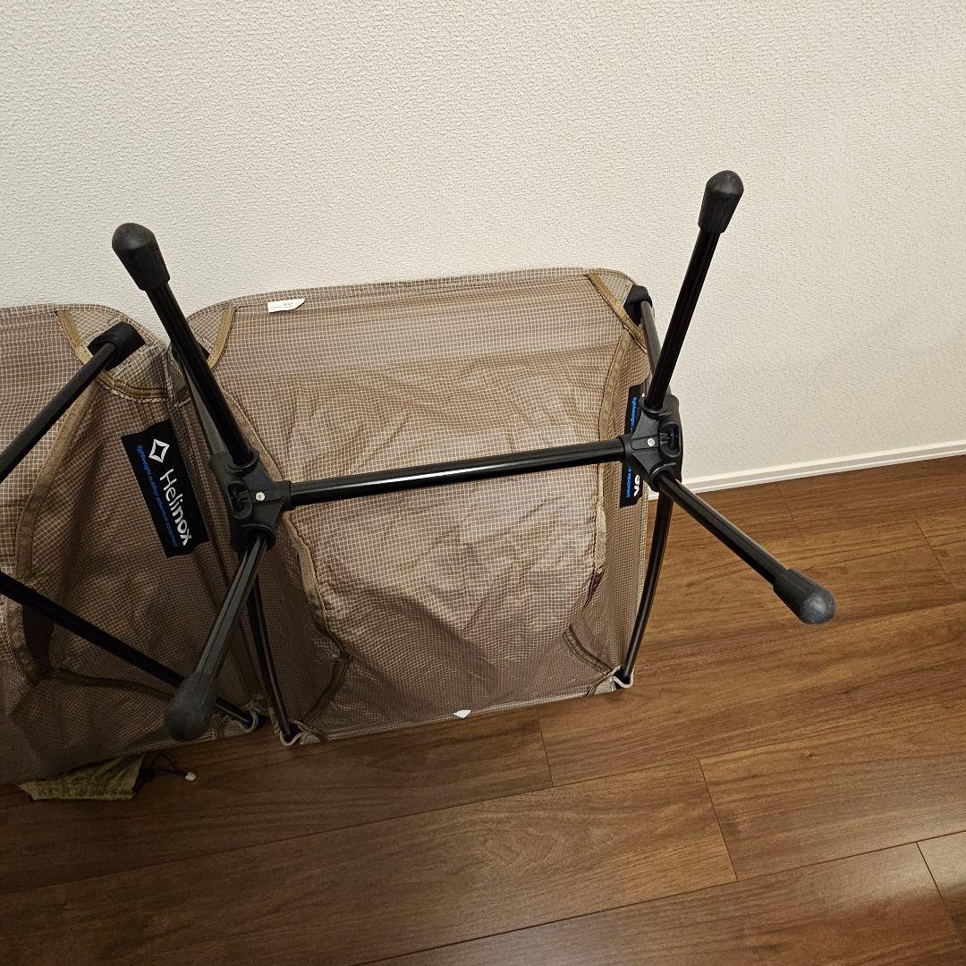 Helinox ヘリノックス チェアゼロ サンド ２脚セット モンベル