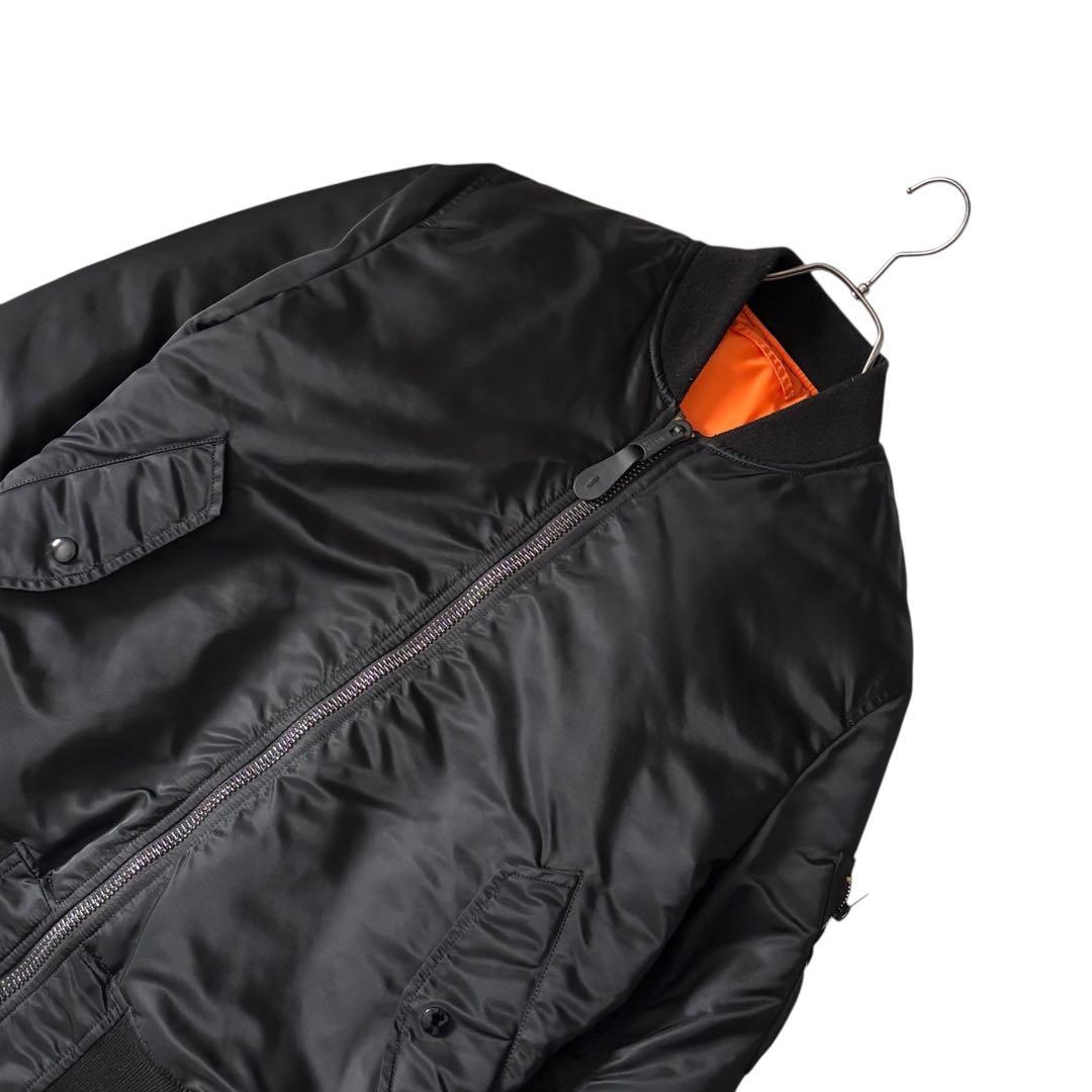 美品　アルファインダストリーズ MA-1 フライトジャケット リバーシブル　黒