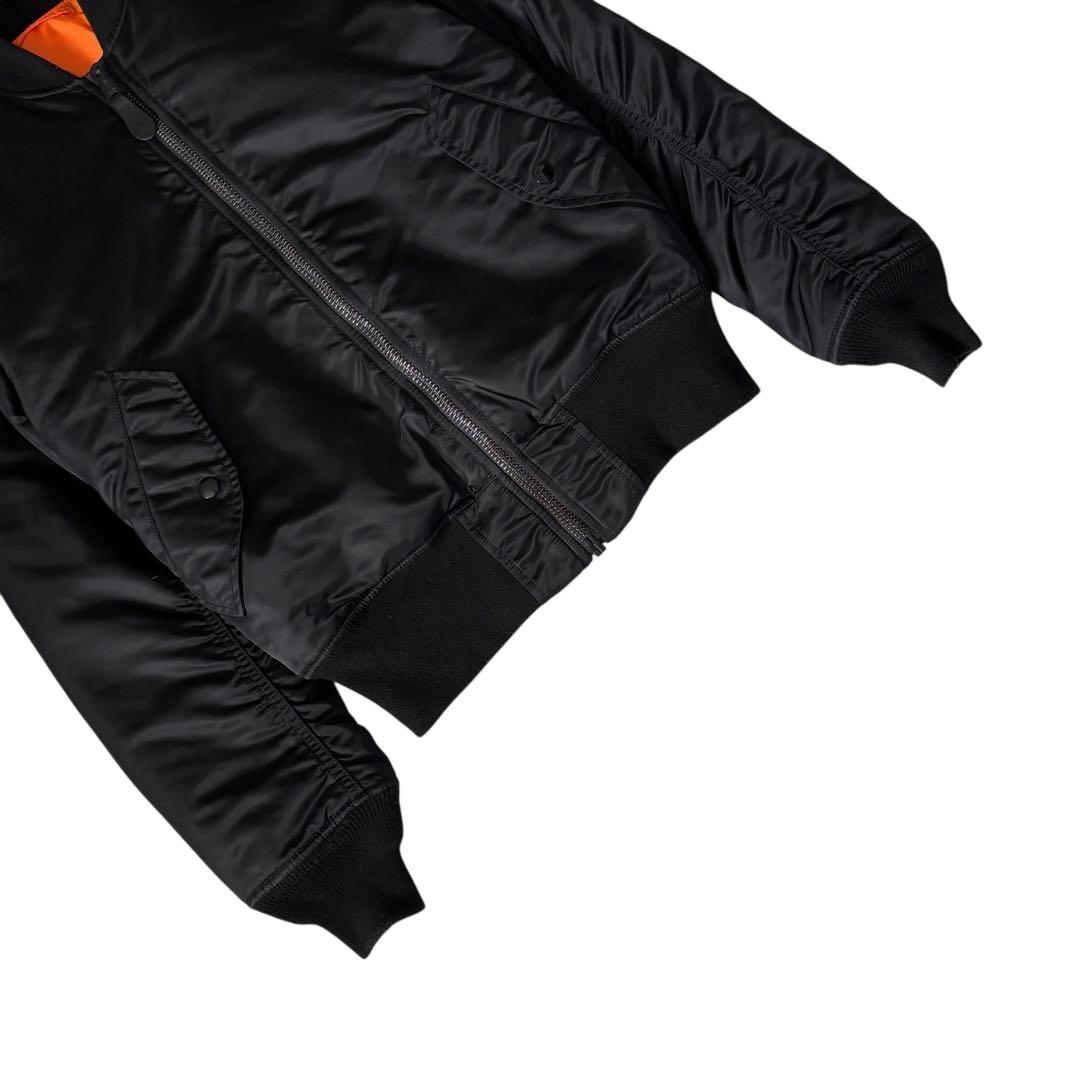 美品　アルファインダストリーズ MA-1 フライトジャケット リバーシブル　黒