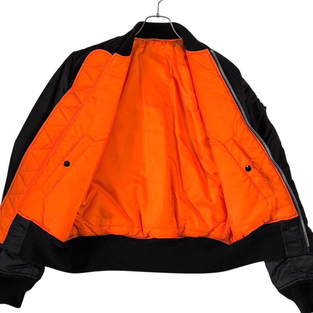 美品　アルファインダストリーズ MA-1 フライトジャケット リバーシブル　黒