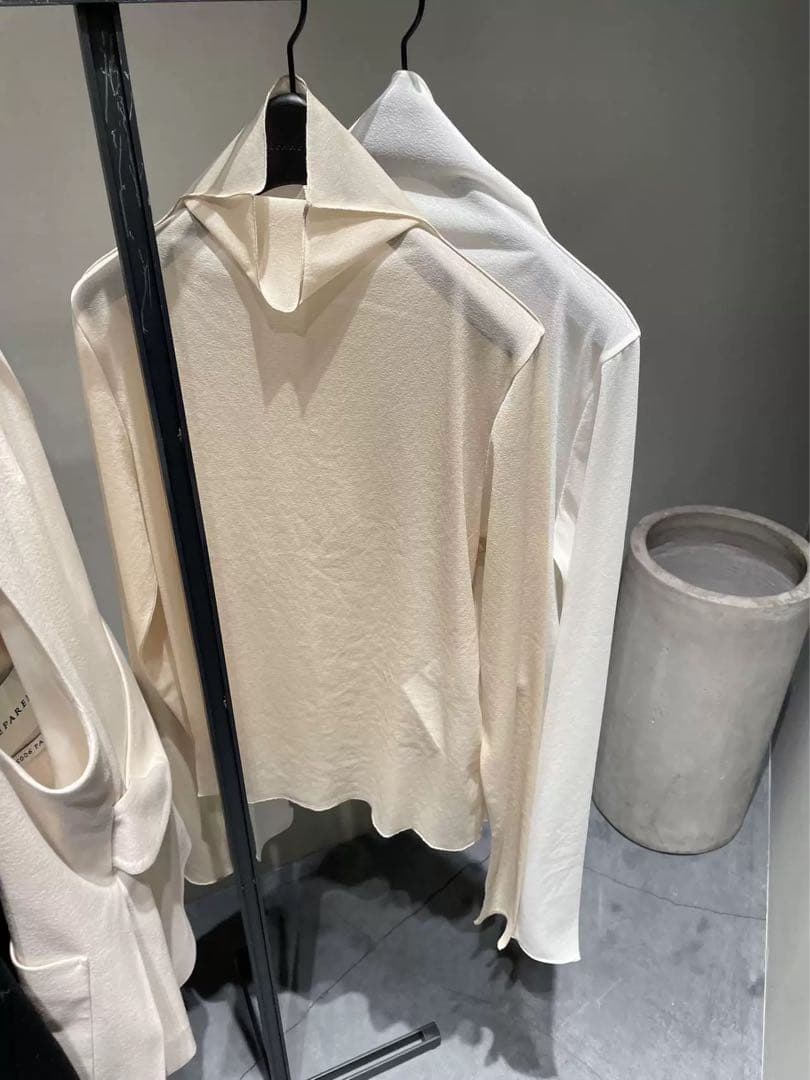 depareille CHIFFON HIGH NECK /シフォンハイネック