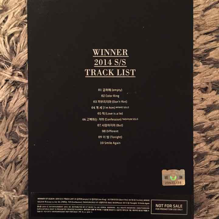 WINNER 直筆サイン入りアルバム