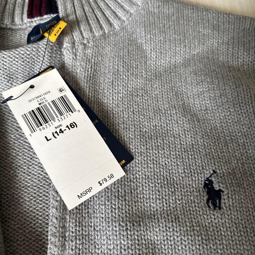 ポロラルフローレン　セーター　カーディガン　14-16