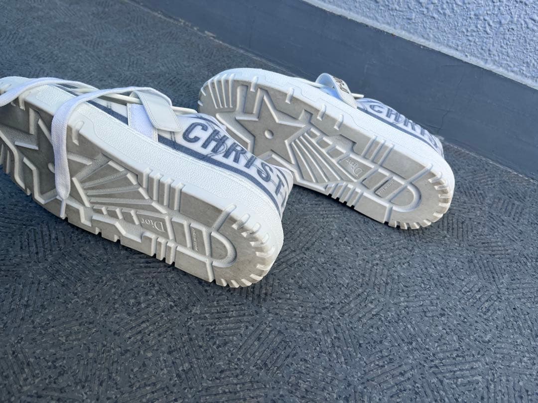 極美品 DIOR-ID スニーカー ディオール 36.5 ホワイト