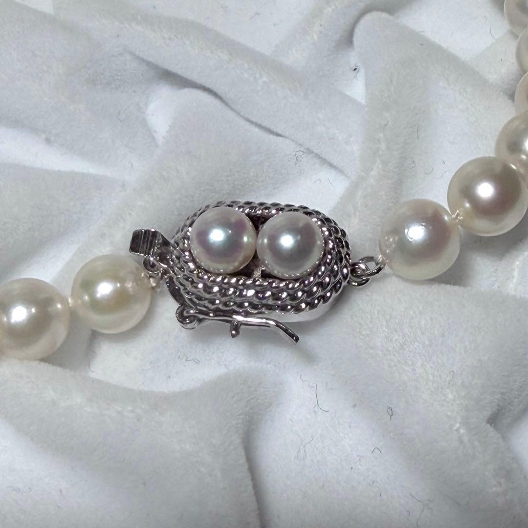 美品★TASAKI 田崎真珠★パールネックレス あこや　刻印 6.5〜7.0