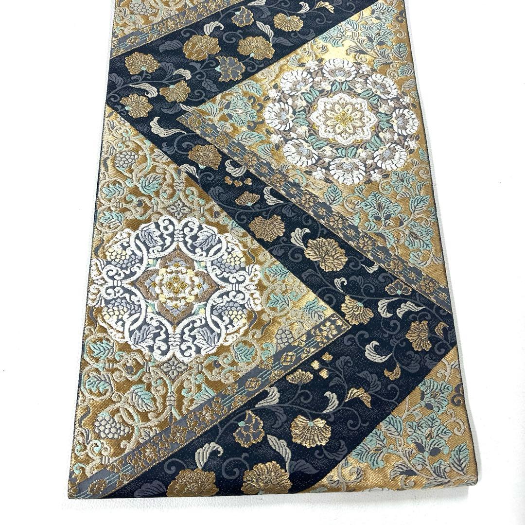 専用帯6053 6084 二本セット●服部織物謹製 高級 正絹 落款 六通 袋帯