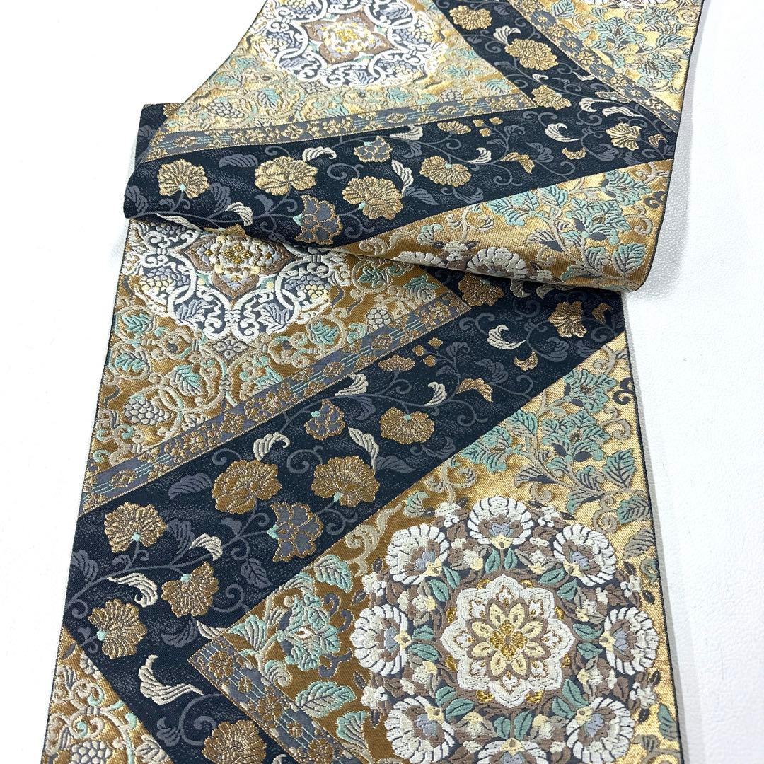 専用帯6053 6084 二本セット●服部織物謹製 高級 正絹 落款 六通 袋帯